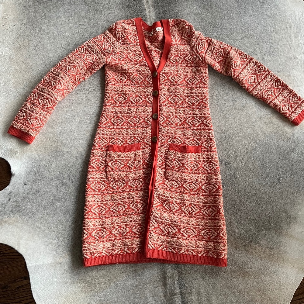 Anthropology Moth Long Cardigan